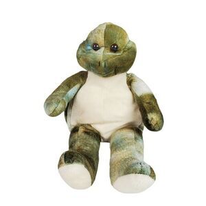 Animal Land Turtle Tortoise Reptile Plush Scale Detail Green w/Cream Chest 16"